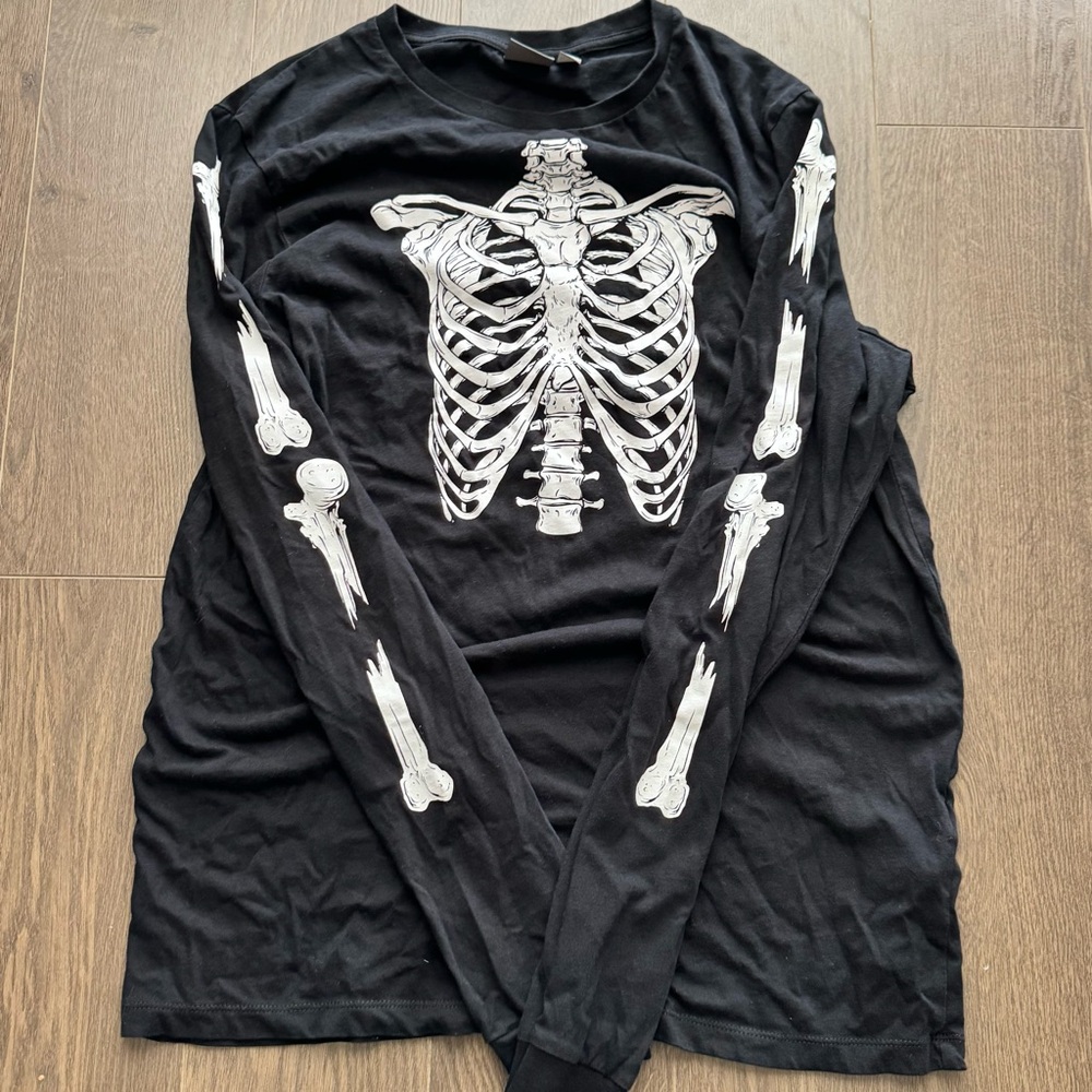 ASOS Black SKELETON Shirt